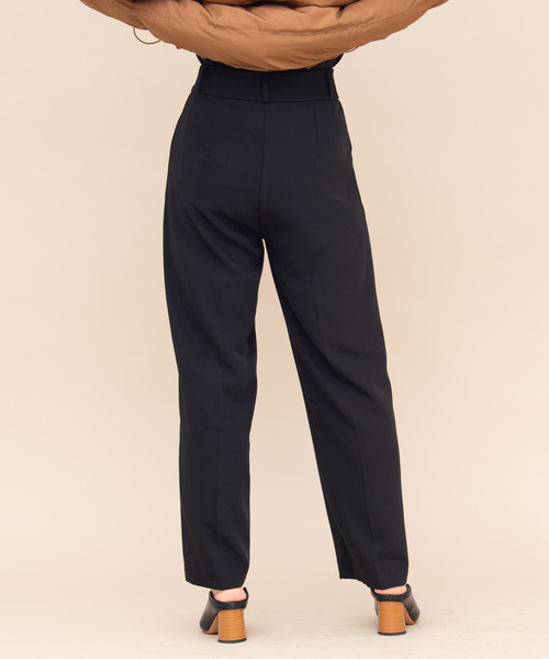 Aunt Marie's（アントマリーズ）の「AUNT MARIE'S ハイウエストワイドカラースラックスパンツ（スラックス・レディース・ブラック/ブルー/マスタード・SMALL/MEDIUM）」の22枚目の写真