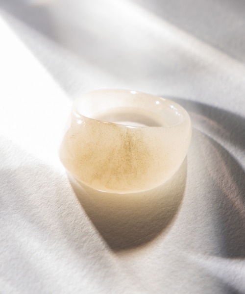 WEGO(ウィゴー)の「WEGO/マーブルクリアリング(リング・レディース・その他1/その他2/その他3・FREE)」の1枚目の写真