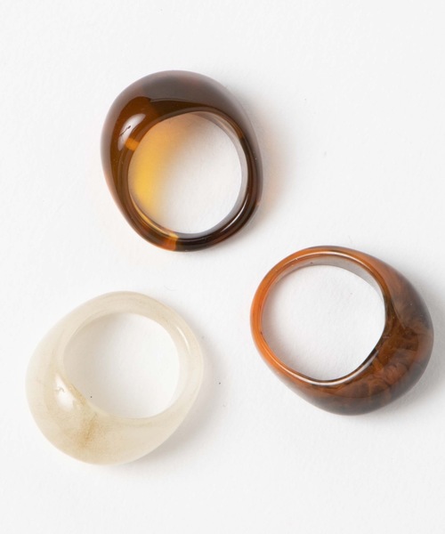 WEGO(ウィゴー)の「WEGO/マーブルクリアリング(リング・レディース・その他1/その他2/その他3・FREE)」の9枚目の写真