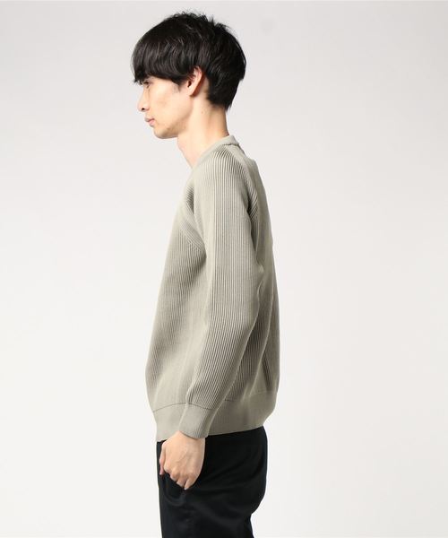 Le Sans Pareil(ル サン パレイユ)の「【 Le sans Pareil / ルサンパレイユ 】 CREW NECK SWEATER クルーネック セーター homme(メンズ)(ニット/セーター・メンズ・ブラック/ベージュ/オフホワイト/グレー・40/42/36)」の6枚目の写真