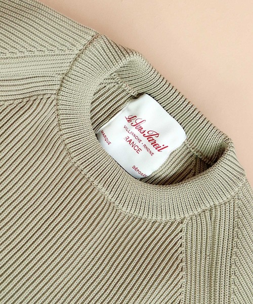 Le Sans Pareil(ル サン パレイユ)の「【 Le sans Pareil / ルサンパレイユ 】 CREW NECK SWEATER クルーネック セーター homme(メンズ)(ニット/セーター・メンズ・ブラック/ベージュ/オフホワイト/グレー・40/42/36)」の4枚目の写真
