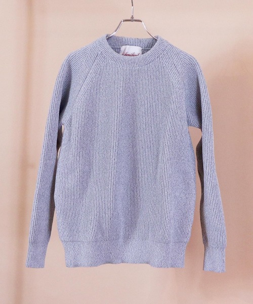 coco★デサント★長袖クルーネックセーター★ニット★白×グレー/ISHI柄★XO★大きい★中古※レターパックプラス発送可★86877 パケ柄クルーネックセーター（J1N05450＿＿） | Paul
