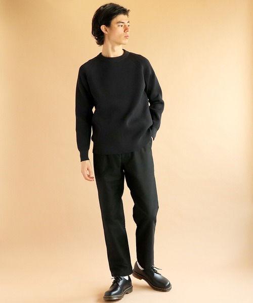 Le Sans Pareil(ル サン パレイユ)の「【 Le sans Pareil / ルサンパレイユ 】 CREW NECK SWEATER クルーネック セーター homme(メンズ)(ニット/セーター・メンズ・ブラック/ベージュ/オフホワイト/グレー・40/42/36)」の2枚目の写真