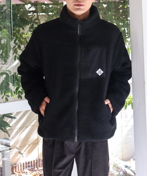 Bling Leads（ブリングリーズ）の「/Bling Leads/ボアハイネックZIPブルゾン（ブルゾン・レディース・ホワイト/ブラック/ダークグリーン/ベージュ/カーキ/その他1/その他2/ブラック系その他/ライトパープル/キャメル/モカ/その他4/ベージュ系/ホワイト系・MEDIUM/LARGE/X-LARGE）」の21枚目の写真