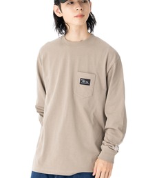 オンスポッツ別注 ニューエラ Tシャツ 長袖 ポケット BLACK PATCH NEW ERA ロンT