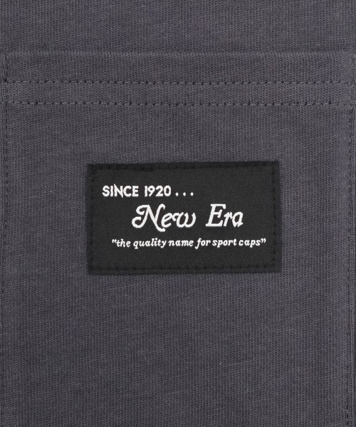 NEW ERA（ニューエラ）の「オンスポッツ別注 ニューエラ Tシャツ 長袖 ポケット BLACK PATCH NEW ERA ロンT（Tシャツ/カットソー・メンズ・ホワイト/ブラック/ベージュ/オリーブ/ネイビー/ベージュ系その他/グレー/ベージュ系その他2/ネイビー系・MEDIUM/LARGE/X-LARGE/SMALL/XX-LARGE）」の11枚目の写真