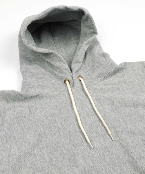Champion(チャンピオン)の「Champion チャンピオン リバースウィーブ 裏起毛フーディー プルオーバーパーカー L.W.D RW Pullover Hooded Sweatshirt C3-N190(パーカー・メンズ・グレー/ブラック・M/L/XL)」の7枚目の写真