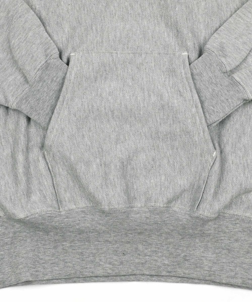 Champion(チャンピオン)の「Champion チャンピオン リバースウィーブ 裏起毛フーディー プルオーバーパーカー L.W.D RW Pullover Hooded Sweatshirt C3-N190(パーカー・メンズ・グレー/ブラック・M/L/XL)」の6枚目の写真