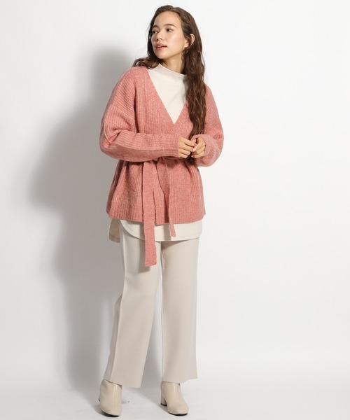 niko and...(ニコアンド)の「やわらかスムースチュニックプルオーバー(Tシャツ/カットソー・レディース・モカ/オフホワイト/ライトグリーン/ブラック/ベージュ・MEDIUM/LARGE)」の19枚目の写真