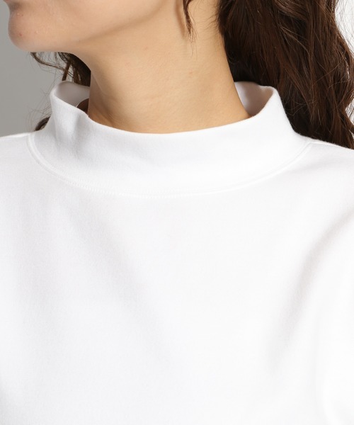 niko and...(ニコアンド)の「やわらかスムースチュニックプルオーバー(Tシャツ/カットソー・レディース・モカ/オフホワイト/ライトグリーン/ブラック/ベージュ・MEDIUM/LARGE)」の16枚目の写真