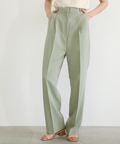 select MOCA(セレクトモカ)の「センタータックパンツ(その他パンツ・レディース・ネイビー/ミント・SMALL/MEDIUM)」の19枚目の写真