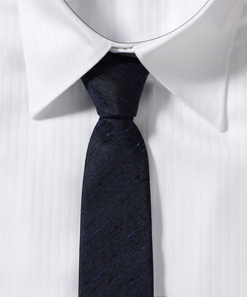 TETE HOMME（テットオム）の「シャンタン ストライプ / ソリッドネクタイ（ネクタイ・メンズ・ブラウン/ネイビー/グレー/ブラウン系その他/ホワイト系その他/グレー系その他/レッド系その他/ブルー系その他2/ブルー系その他/ブルー系その他3/グレー系その他2・FREE）」の7枚目の写真