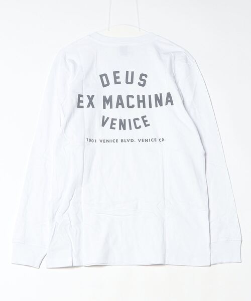 DEUS EX MACHINA（デウスエクスマキナ）の「【DEUS】VENICE L/S TEE（Tシャツ/カットソー・メンズ・ホワイト/ブラック・MEDIUM/LARGE/X-LARGE）」の3枚目の写真
