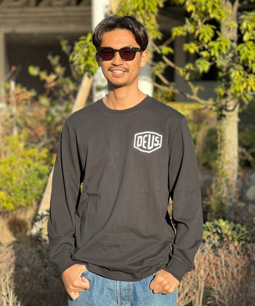 DEUS EX MACHINA（デウスエクスマキナ）の「【DEUS】VENICE L/S TEE（Tシャツ/カットソー・メンズ・ホワイト/ブラック・MEDIUM/LARGE/X-LARGE）」の2枚目の写真