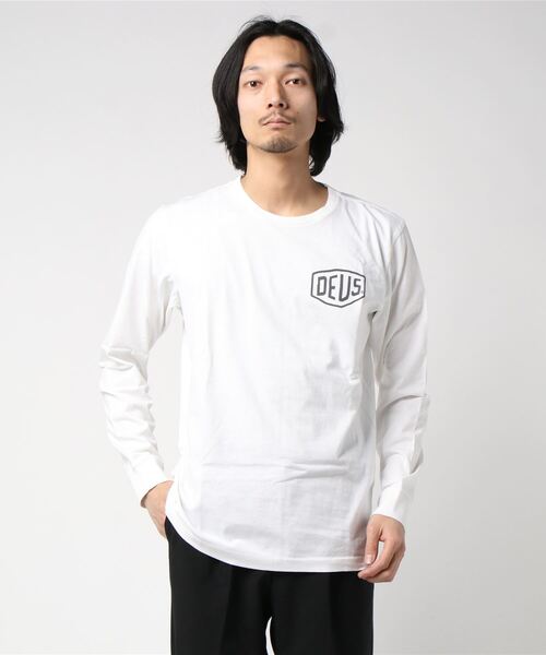DEUS EX MACHINA（デウスエクスマキナ）の「【DEUS】VENICE L/S TEE（Tシャツ/カットソー・メンズ・ホワイト/ブラック・MEDIUM/LARGE/X-LARGE）」の8枚目の写真