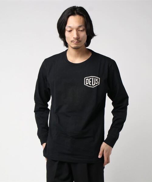DEUS EX MACHINA（デウスエクスマキナ）の「【DEUS】VENICE L/S TEE（Tシャツ/カットソー・メンズ・ホワイト/ブラック・MEDIUM/LARGE/X-LARGE）」の9枚目の写真