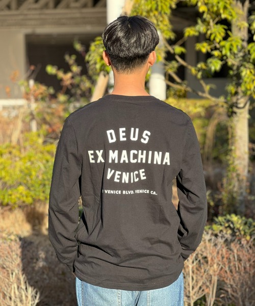 DEUS EX MACHINA（デウスエクスマキナ）の「【DEUS】VENICE L/S TEE（Tシャツ/カットソー・メンズ・ホワイト/ブラック・MEDIUM/LARGE/X-LARGE）」の7枚目の写真