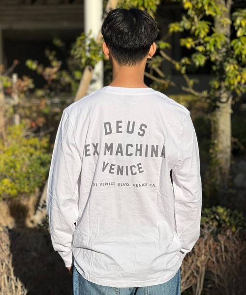 DEUS EX MACHINA（デウスエクスマキナ）の「【DEUS】VENICE L/S TEE（Tシャツ/カットソー・メンズ・ホワイト/ブラック・MEDIUM/LARGE/X-LARGE）」の6枚目の写真