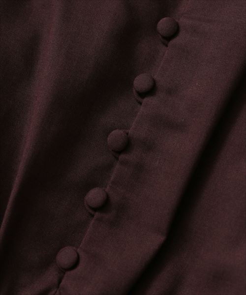 ADAM ET ROPE'（アダムエロペ）の「バック釦ボイルチュニック（シャツ/ブラウス・レディース・ブラック/ワイン/ベージュ系その他2・FREE）」の13枚目の写真