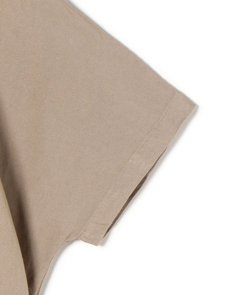 SHIPS Days（シップスデイズ）の「SHIPS Days:リネンスキッパーワンピース（ワンピース・レディース・ブラック/ベージュ/オリーブ・ONE SIZE）」の7枚目の写真