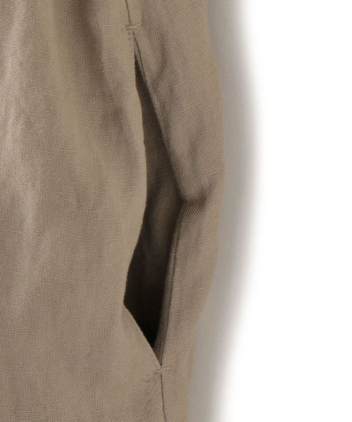 SHIPS Days（シップスデイズ）の「SHIPS Days:リネンスキッパーワンピース（ワンピース・レディース・ブラック/ベージュ/オリーブ・ONE SIZE）」の4枚目の写真