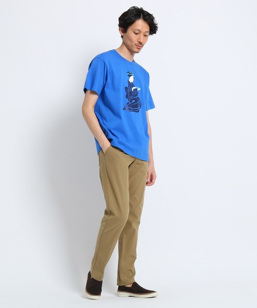 TAKEO KIKUCHI(タケオキクチ)の「2020浮世絵 Tシャツ(Tシャツ/カットソー・メンズ・イエロー/ブルー・02/01/03)」の5枚目の写真