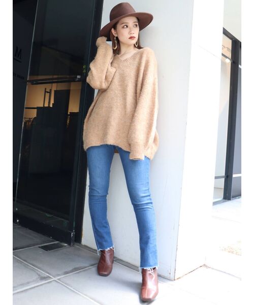 MURUA（ムルーア）の「マニッシュハット（ハット・レディース・ベージュ/ブラック/ブラウン・FREE）」の22枚目の写真