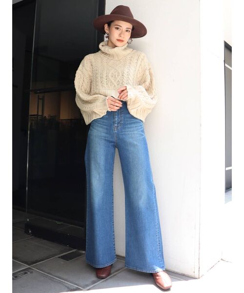 MURUA（ムルーア）の「マニッシュハット（ハット・レディース・ベージュ/ブラック/ブラウン・FREE）」の21枚目の写真