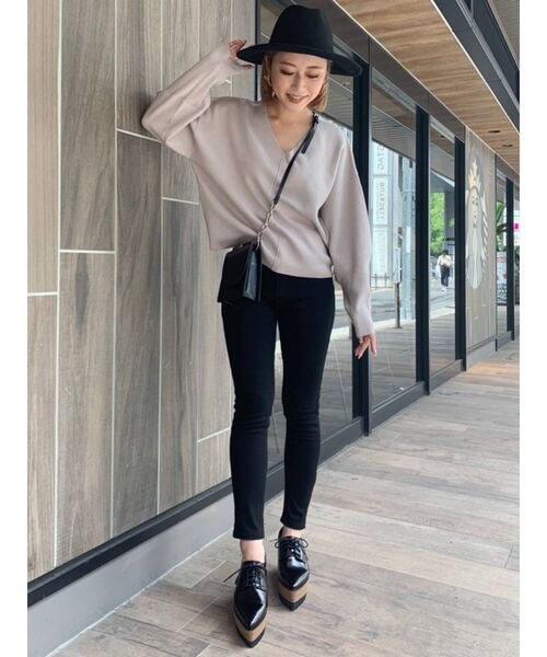 MURUA（ムルーア）の「マニッシュハット（ハット・レディース・ベージュ/ブラック/ブラウン・FREE）」の20枚目の写真