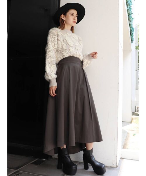 MURUA（ムルーア）の「マニッシュハット（ハット・レディース・ベージュ/ブラック/ブラウン・FREE）」の19枚目の写真