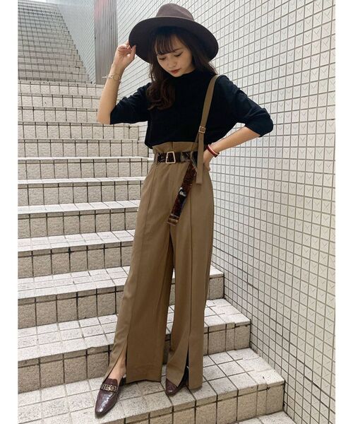 MURUA（ムルーア）の「マニッシュハット（ハット・レディース・ベージュ/ブラック/ブラウン・FREE）」の10枚目の写真