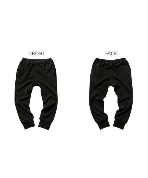 devirock(デビロック)の「スウェット裾リブパンツ(スウェットパンツ・キッズ・ダークブラウン/パープル系その他/ブラック/パープル/ダークオリーブ/ネイビー/ブルー系その他/杢グレー・100cm/140cm/95cm/110cm/150cm/130cm/160cm/90cm/120cm/80cm)」の13枚目の写真