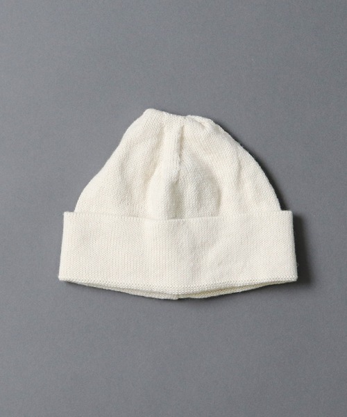 HIGHLAND 2000（ハイランドトゥーサウザンド）の「【 HIGHLAND2000 / ハイランド2000 】 7G　MERINO SB BOBCAP 7Gメリノウールボブキャップ･･（ニットキャップ/ビーニー・メンズ・ネイビー/オフホワイト/オリーブ/ブラック/チャコールグレー・FREE）」の2枚目の写真