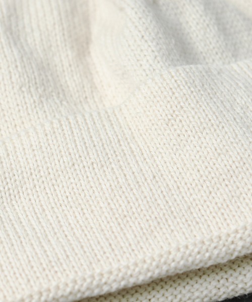 HIGHLAND 2000（ハイランドトゥーサウザンド）の「【 HIGHLAND2000 / ハイランド2000 】 7G　MERINO SB BOBCAP 7Gメリノウールボブキャップ･･（ニットキャップ/ビーニー・メンズ・ネイビー/オフホワイト/オリーブ/ブラック/チャコールグレー・FREE）」の6枚目の写真