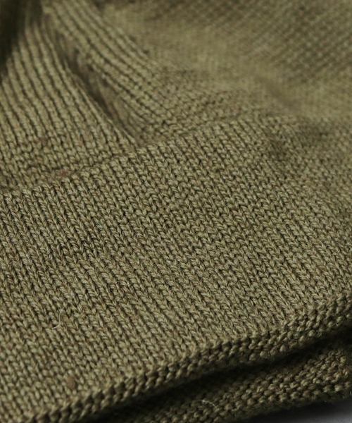HIGHLAND 2000（ハイランドトゥーサウザンド）の「【 HIGHLAND2000 / ハイランド2000 】 7G　MERINO SB BOBCAP 7Gメリノウールボブキャップ･･（ニットキャップ/ビーニー・メンズ・ネイビー/オフホワイト/オリーブ/ブラック/チャコールグレー・FREE）」の8枚目の写真