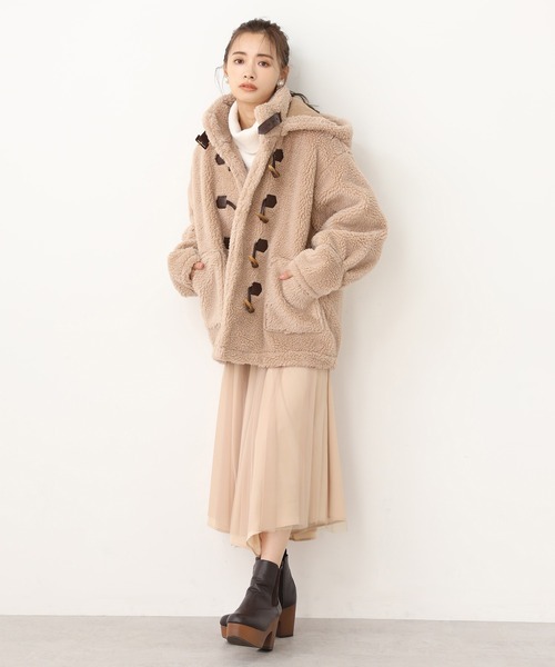 one after another NICE CLAUP(ワンアフターアナザーナイスクラップ)の「サテンチュールスカート(スカート・レディース・ベージュ/グレー/ピンク・FREE)」の19枚目の写真