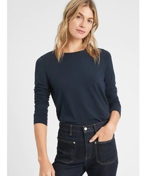 BANANA REPUBLIC FACTORY STORE タイムレスクルーネック長袖Tシャツ
