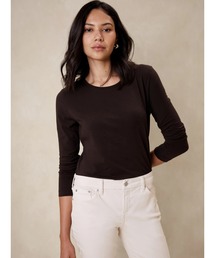 BANANA REPUBLIC FACTORY STORE　　タイムレスクルーネック長袖Tシャツ