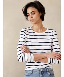 BANANA REPUBLIC FACTORY STORE タイムレスクルーネック長袖Tシャツ