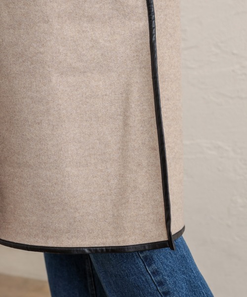 natural couture（ナチュラルクチュール）の「キルトライナー付きパイピングコート（その他アウター・レディース・モカ/ベージュ/グレイッシュベージュ・FREE）」の21枚目の写真