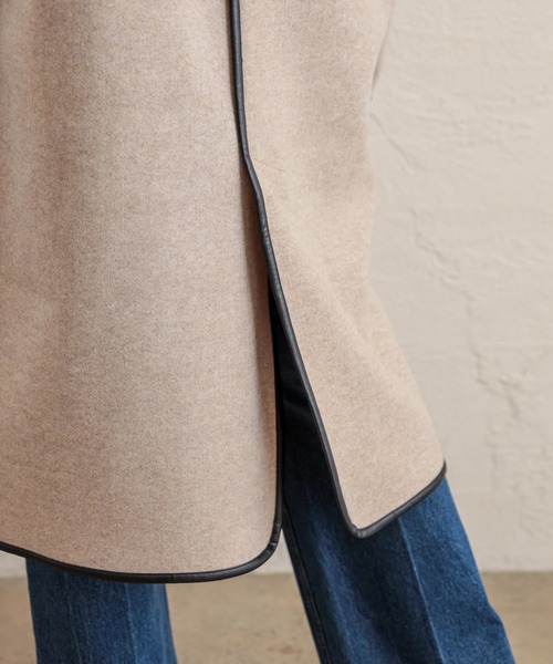 natural couture（ナチュラルクチュール）の「キルトライナー付きパイピングコート（その他アウター・レディース・モカ/ベージュ/グレイッシュベージュ・FREE）」の22枚目の写真
