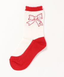agnes b.（アニエスベー）の「KF39 E CHAUSSETTE キッズ リボンモチーフソックス（ソックス/靴下・キッズ）」