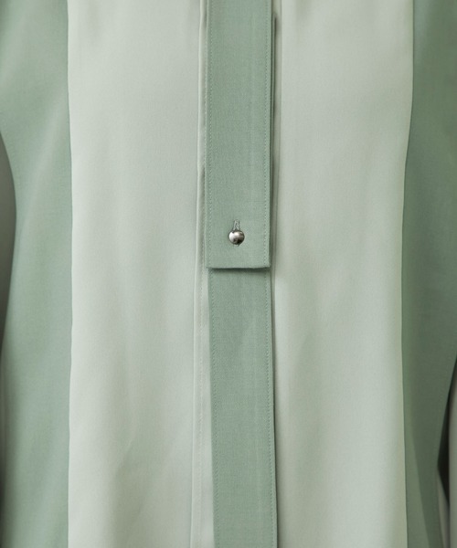 UNITED TOKYO（ユナイテッドトウキョウ）の「タックタイブラウス（シャツ/ブラウス・レディース・ホワイト/ブラック/オレンジ/ブルー/カーキ・0）」の17枚目の写真