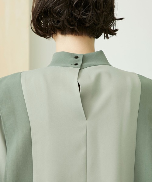 UNITED TOKYO（ユナイテッドトウキョウ）の「タックタイブラウス（シャツ/ブラウス・レディース・ホワイト/ブラック/オレンジ/ブルー/カーキ・0）」の19枚目の写真