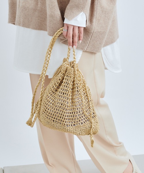 DouDou（ドゥドゥ）の「メタル巾着ショルダー（ショルダーバッグ・レディース・シルバー/ゴールド・FREE）」の8枚目の写真