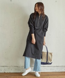 KANGOL EXTRA COMFORT（カンゴールエクストラコンフォート）の「フロントハーフジップワンピース（ワンピース）」