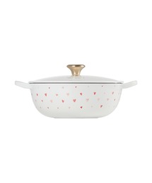 レア Le Creuset ルクルーゼ マルミット 22cm ハート ホワイト Le Creuset（ルクルーゼ）の「マルミット22cm ハート ホワイト
