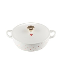 Le Creuset（ルクルーゼ）の「マルミット22cm ハート ホワイト
