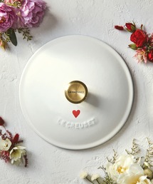 レア Le Creuset ルクルーゼ マルミット 22cm ハート ホワイト レア Le Creuset ルクルーゼ マルミット 22cm ハート ホワイト