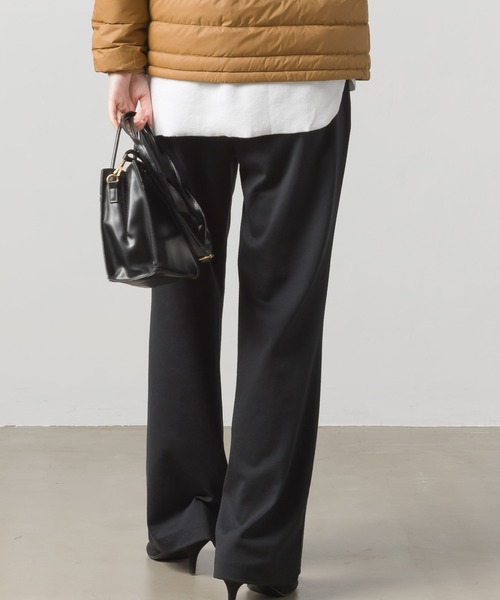 OMNES Another Edition（オムネス アナザーエディション）の「ストレッチポンチ フレアパンツ（その他パンツ・レディース・ブラック/アイボリー/ミント・FREE）」の18枚目の写真